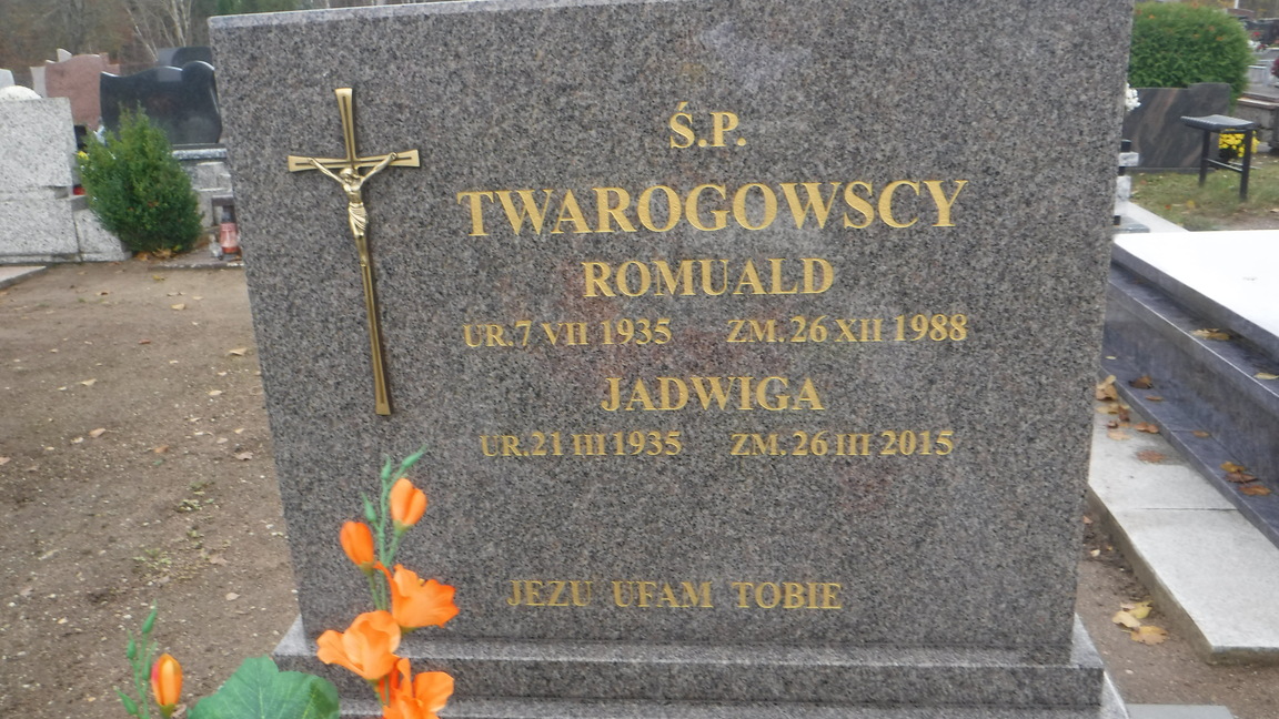 Grób Jadwiga  Twarogowska 