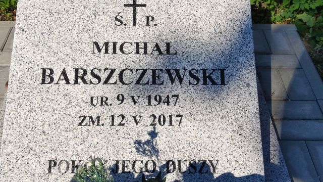 Grób Michał Barszczewski