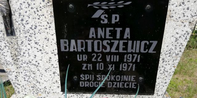 Grób Aneta Bartoszewicz