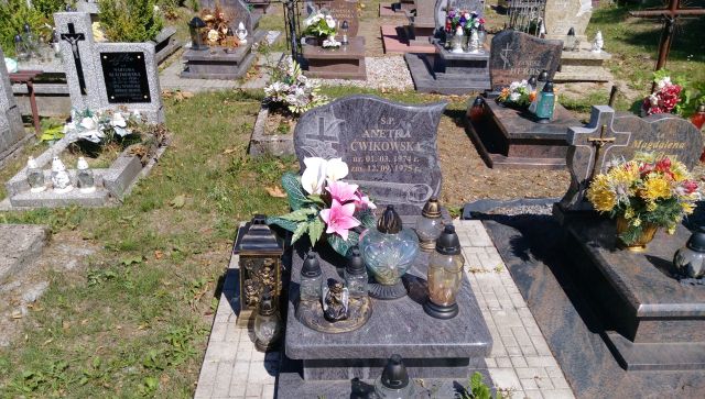 Aneta Ćwikowska 1974 Gołdap - Grobonet - Wyszukiwarka osób pochowanych