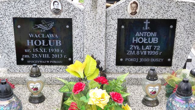 Grób Antoni Hołub