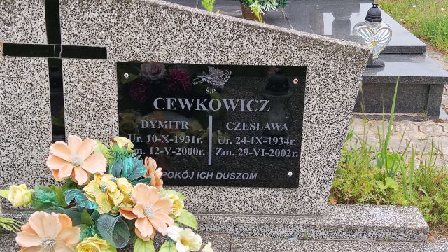 Grób Dymitr Cewkowicz