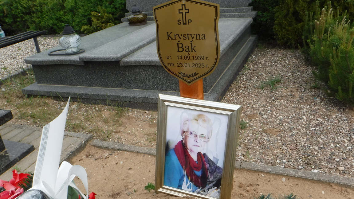 Grób Krystyna Bąk