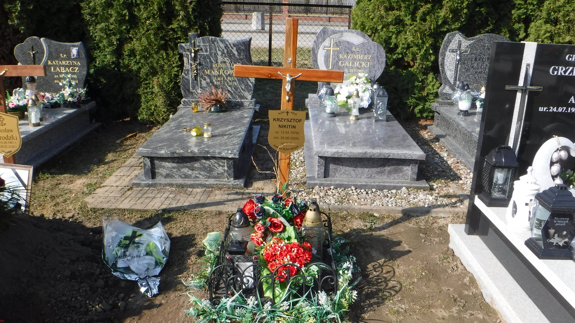 Krzysztof Nikitin 1979 Gołdap - Grobonet - Wyszukiwarka osób pochowanych