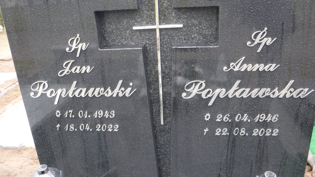 Grób Anna Popławska