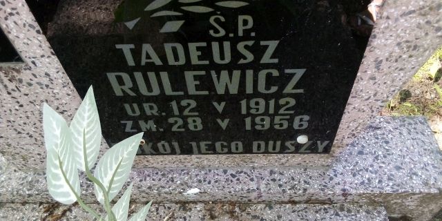 Grób Tadeusz Rulewicz