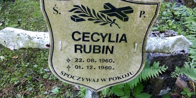 Grób Cecylia Rubin