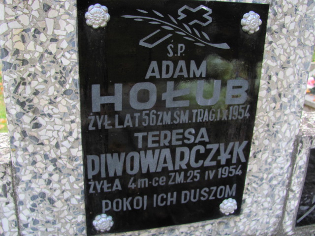 Adam Hołub 1897 Gołdap - Grobonet - Wyszukiwarka osób pochowanych