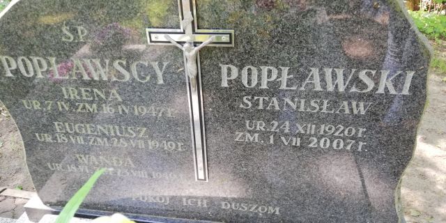 Stanisław Popławski 1920 Gołdap - Grobonet - Wyszukiwarka osób pochowanych