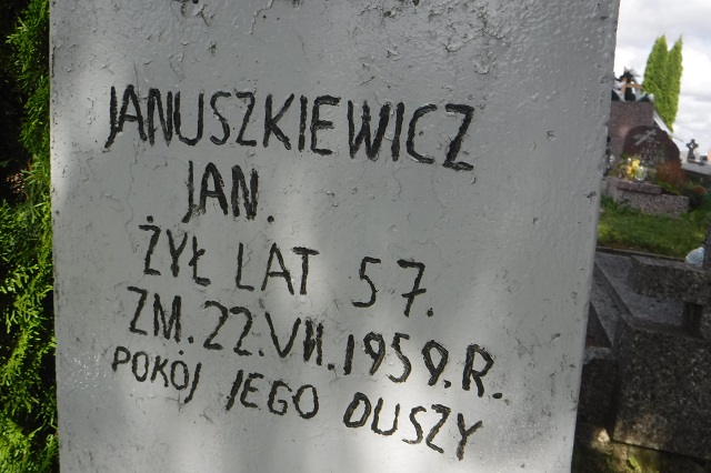 Jan Januszkiewicz 1902 Gołdap - Grobonet - Wyszukiwarka osób pochowanych